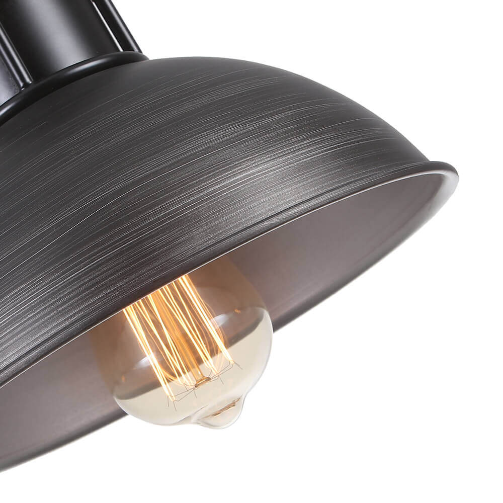 Industrial 3-light Island Pot Lid Dome Pendant - Image 8