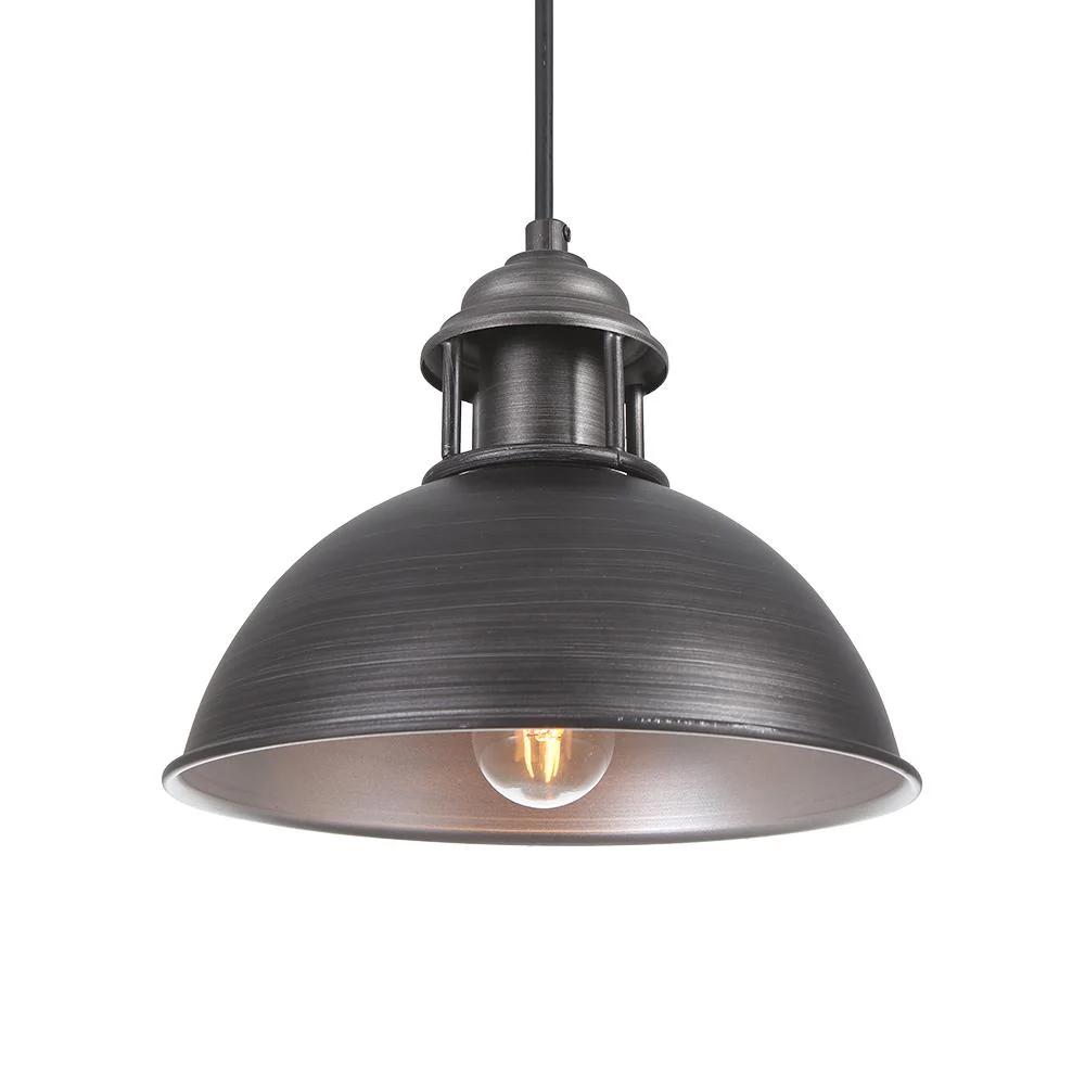 Industrial Single Pot Lid Dome Pendant - Image 4