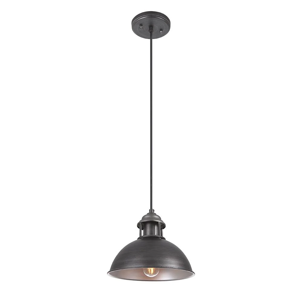 Industrial Single Pot Lid Dome Pendant - Image 5