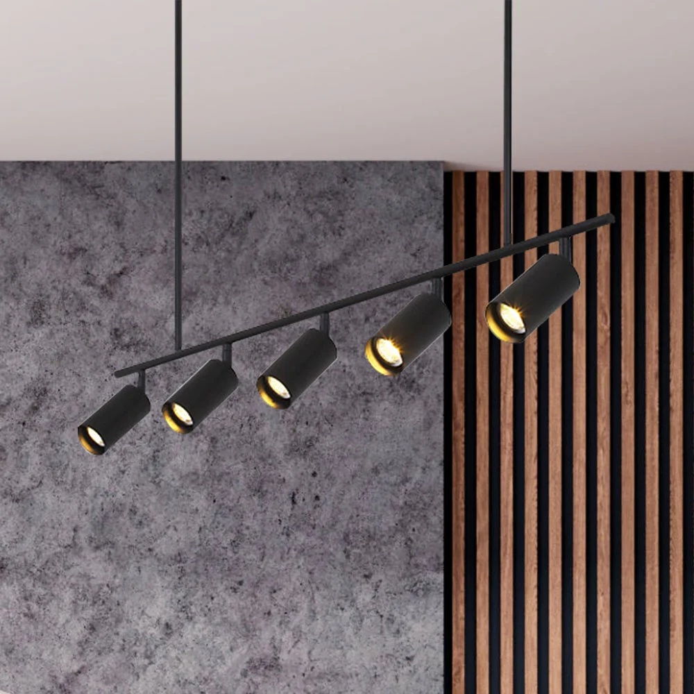 Kitchen Island Linear Pendant Track Lighting - Image 6