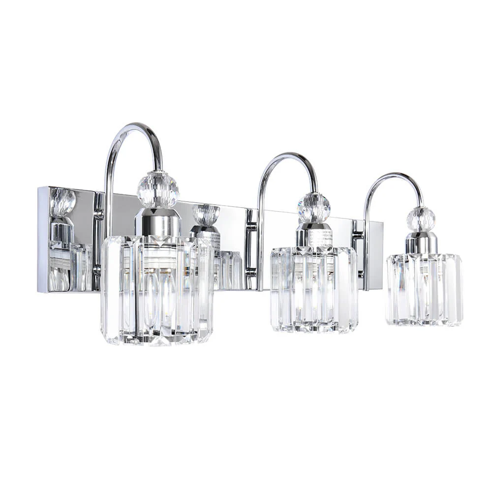Modern Crystal Vanity Wall Sconce - Image 14