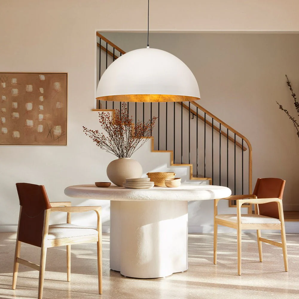 (OpenBox) Oversized Metal Dome Pendant Light - Image 16