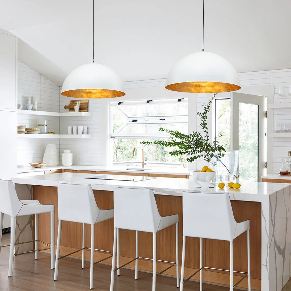 (OpenBox) Oversized Metal Dome Pendant Light - Image 17