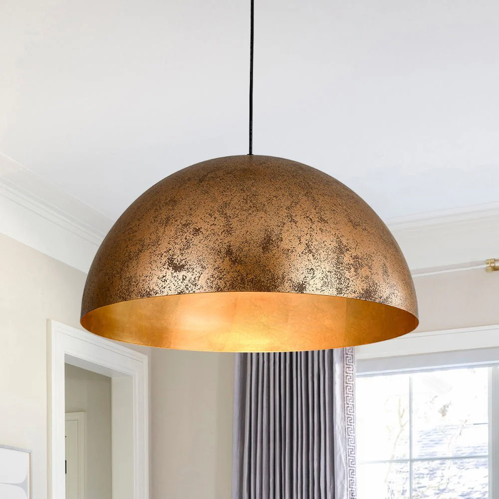 (OpenBox) Oversized Metal Dome Pendant Light - Image 23