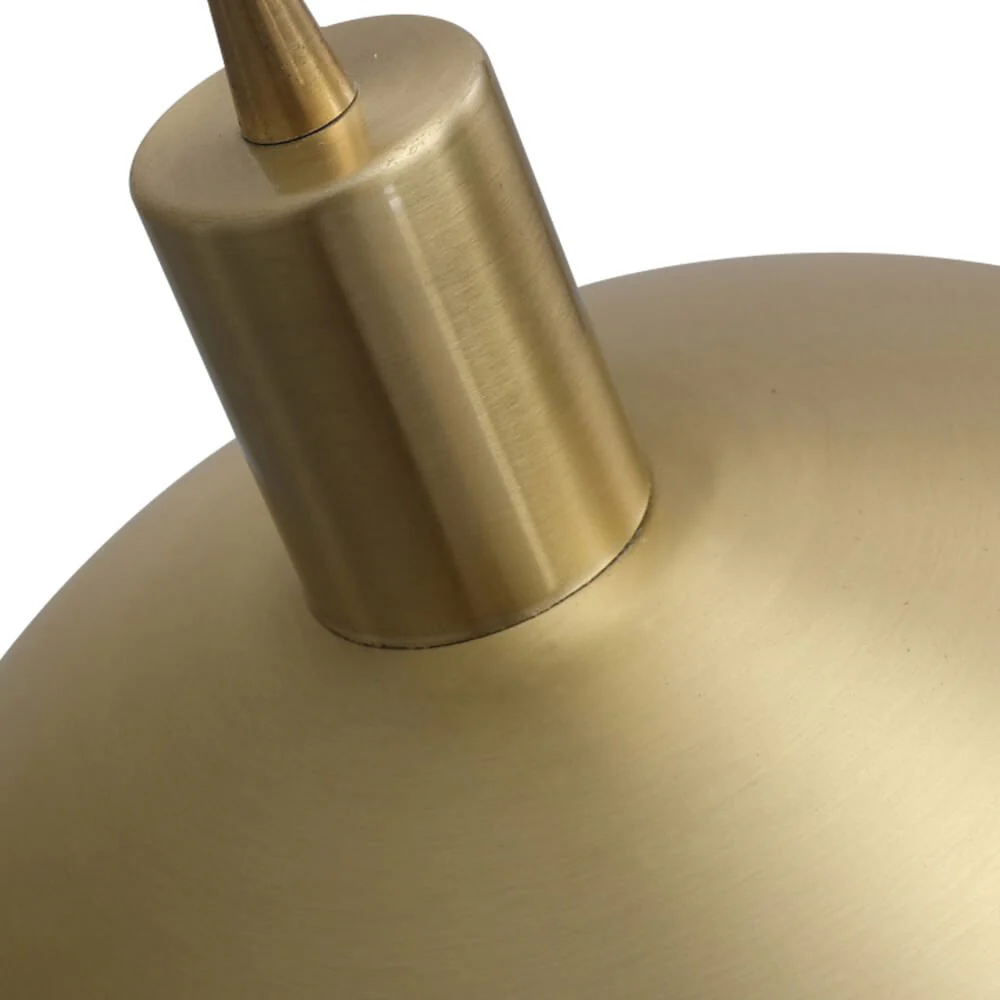 (OpenBox) Modern Brass Single Dome Pendant Light - Image 8